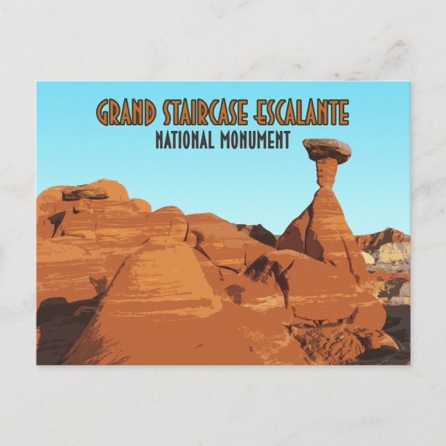 Grand Staircase Escalante National Monument Postcard (Front)