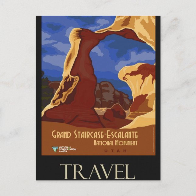 Grand Staircase - Escalante Nat'l Monument, Utah P Postcard (Front)