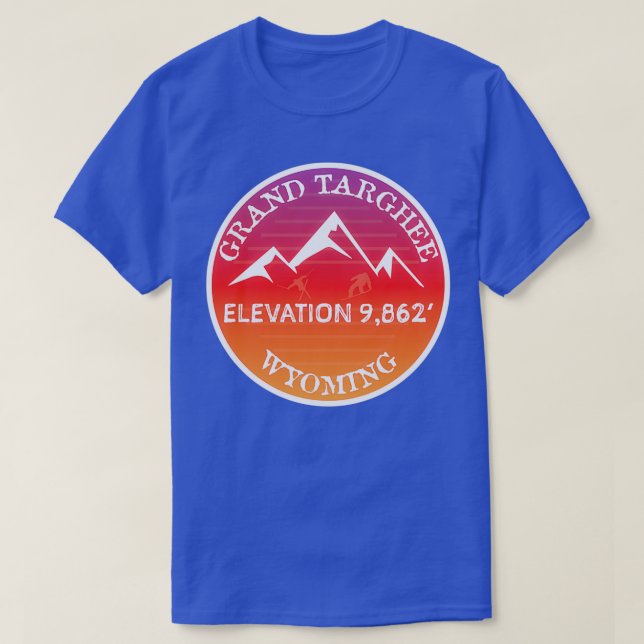 Grand Targhee Ski Resort Snowboard Mountain Wyomin T-Shirt (Design Front)