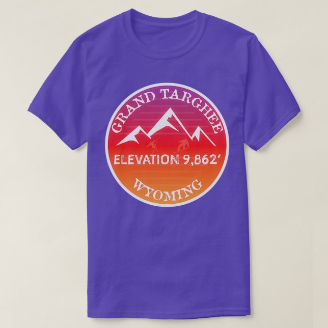 Grand Targhee Ski Resort Snowboard Mountain Wyomin T-Shirt (Design Front)