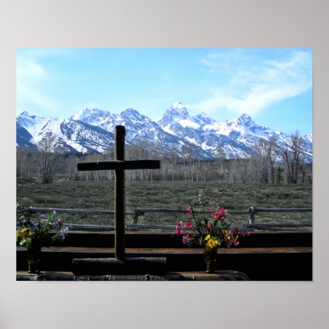 Grand Teton Church Poster (Front)