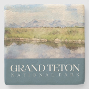 Grand Teton Coaster, National Park Stone Coaster
