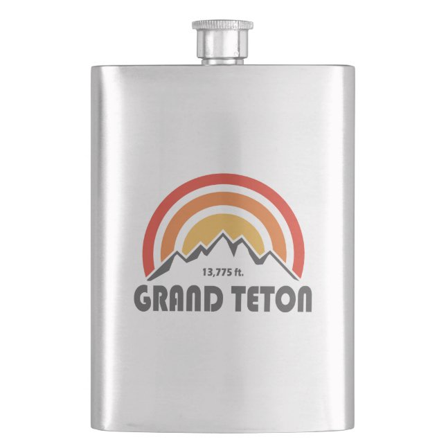 Grand Teton Hip Flask (Front)