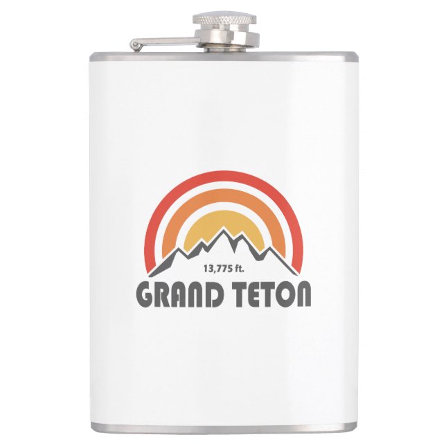 Grand Teton Hip Flask (Front)