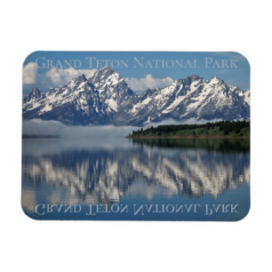 Grand Teton Jackson Lake Reflections Magnet