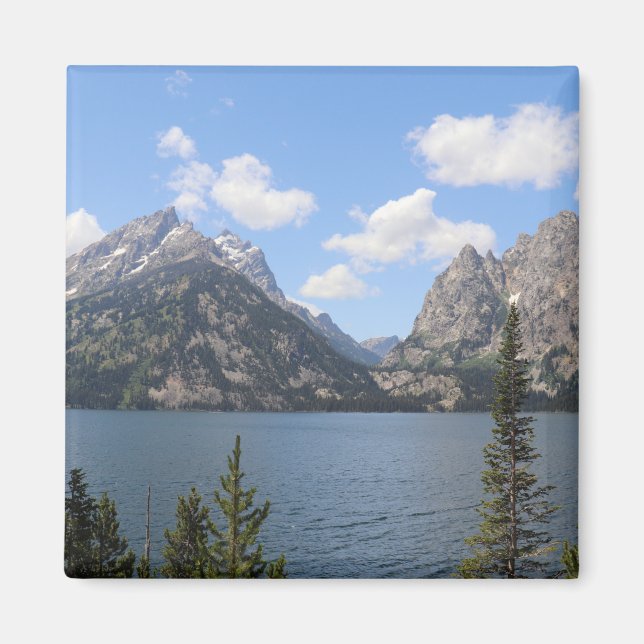 Grand Teton Mountains and Jenny Lake Magnet (Front)