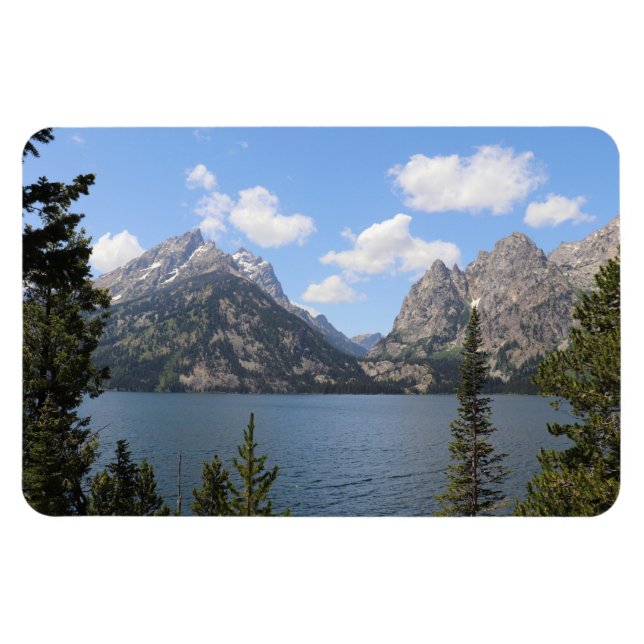 Grand Teton Mountains and Jenny Lake Magnet (Horizontal)