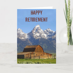 Grand Teton mountains Card