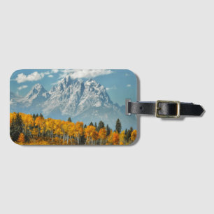 Grand Teton Mountains in the Fall Luggage Tag