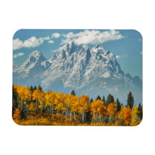 Grand Teton Mountains in the Fall Magnet