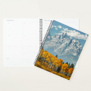 Grand Teton Mountains in the Fall Planner