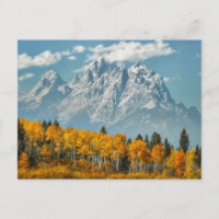 Grand Teton Mountains in the Fall