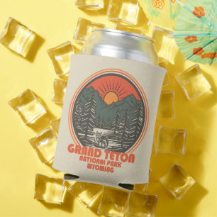 Grand Teton mountains National Park Wyoming Can Cooler