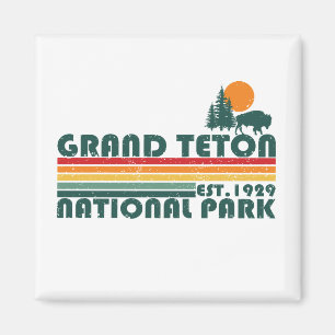 Grand Teton mountains National Park Wyoming Magnet