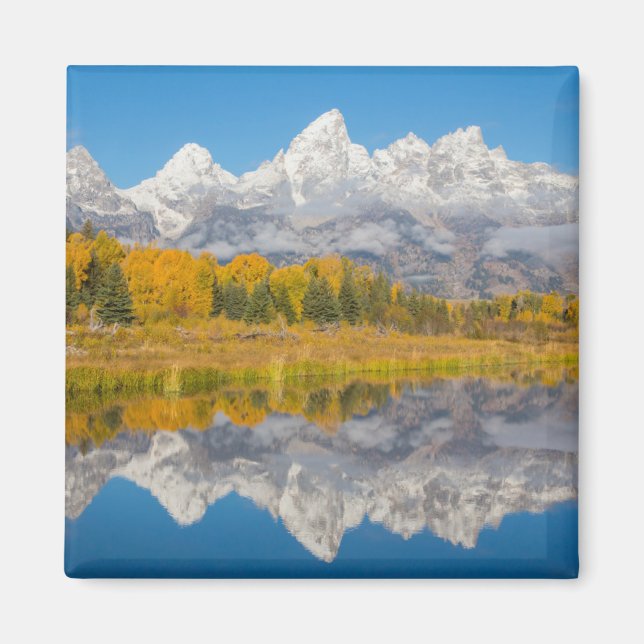 Grand Teton Mountains Wyoming Magnet (Front)