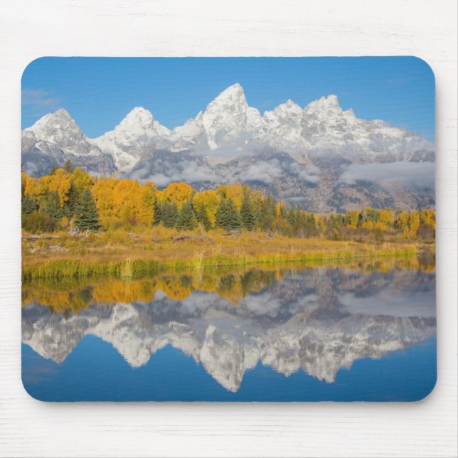 Grand Teton Mountains Wyoming Mouse Mat (Front)
