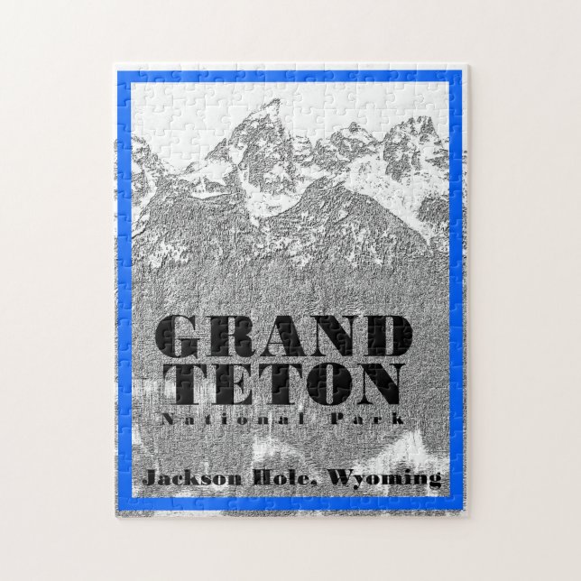 Grand Teton National Park - 11x14 - 252 pcs Jigsaw Puzzle (Vertical)