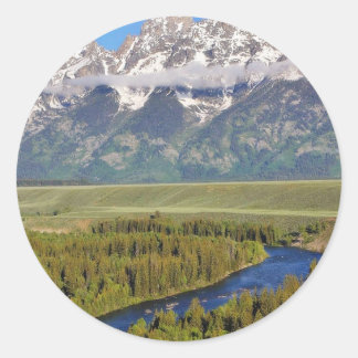 Grand Teton National Park 3 Classic Round Sticker