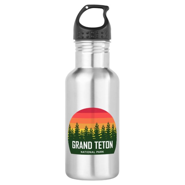 Grand Teton National Park 532 Ml Water Bottle (Front)