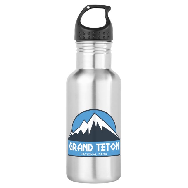 Grand Teton National Park 532 Ml Water Bottle (Front)
