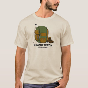 Grand Teton National Park Backpack T-Shirt