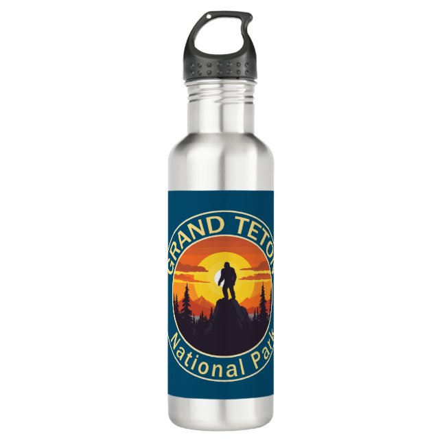 Grand Teton National Park Bigfoot 710 Ml Water Bottle (Front)