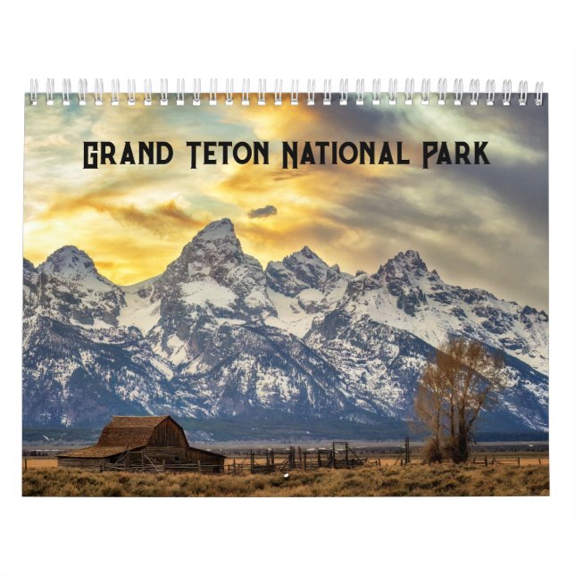 Grand Teton National Park Calendar (Cover)