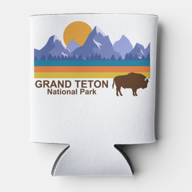 GRAND TETON NATIONAL PARK CAN COOLER (Front)