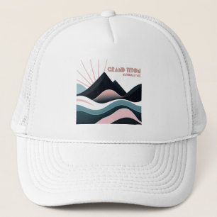 Grand Teton National Park Coloured Hills Trucker Hat