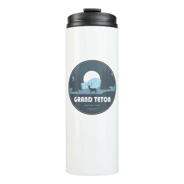 Grand Teton National Park Deer Thermal Tumbler (Front)