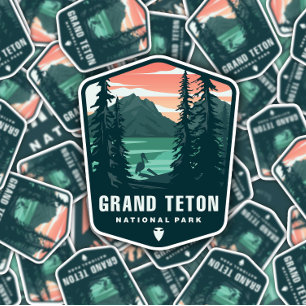 Grand Teton National Park Die-Cut Sticker
