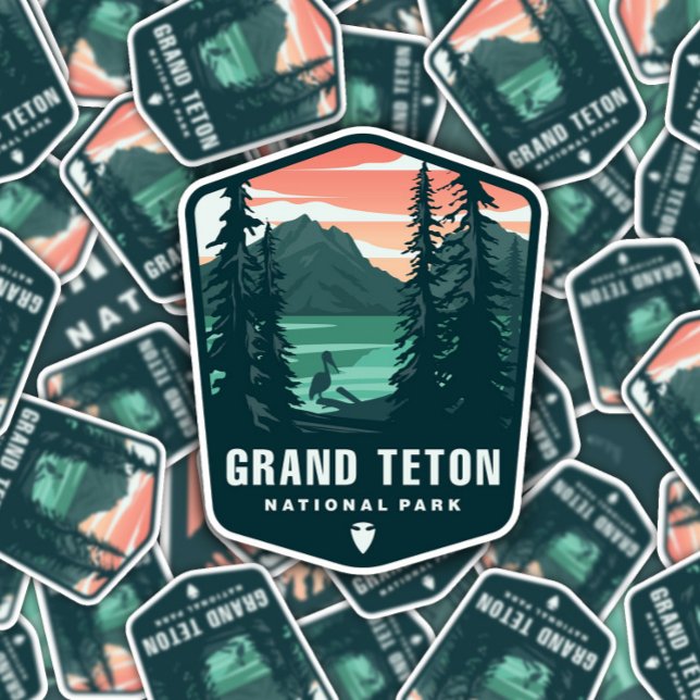 Grand Teton National Park | Die-Cut Sticker (Creator Uploaded)