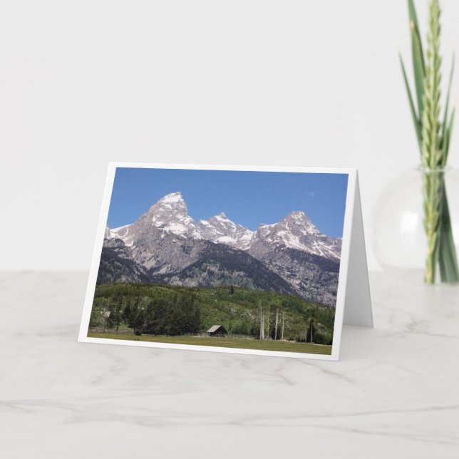Grand Teton National Park Greeting Card (Front)