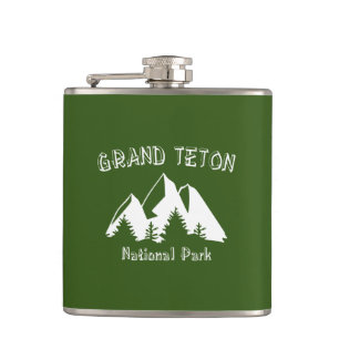 Grand Teton National Park Hip Flask