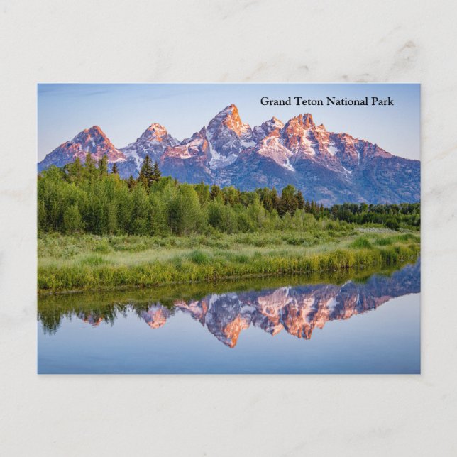 Grand Teton National Park  Holiday Postcard (Front)