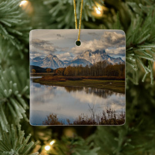 Grand Teton National Park in Fall Ceramic Ornament