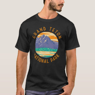 Grand Teton National Park In Spring Distressed T-Shirt