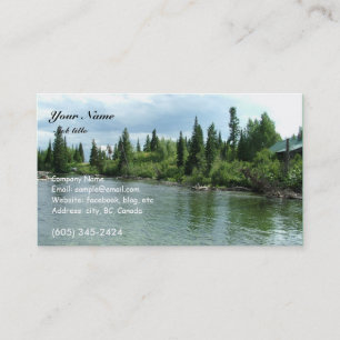 Grand Teton National Park in summer time Business Card