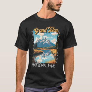 Grand Teton National Park Jackson Hole Distressed T-Shirt