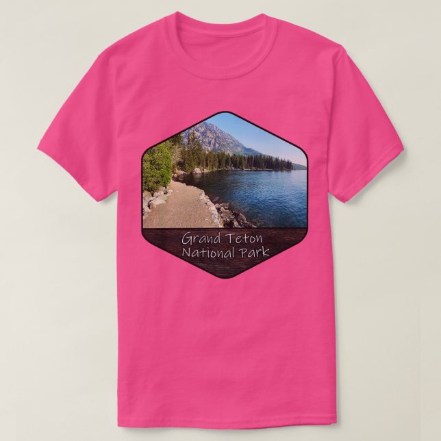 Grand Teton National Park Jenny Lake T-Shirt (Design Front)