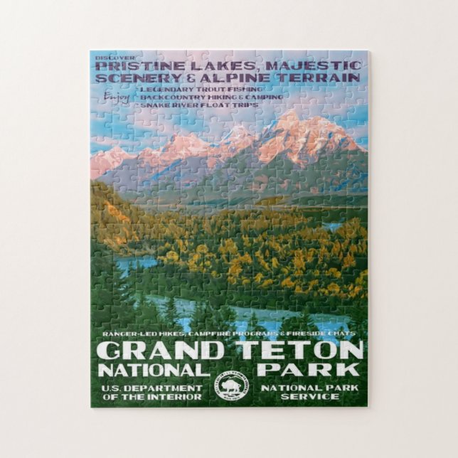 Grand Teton National Park Jigsaw Puzzle (Vertical)