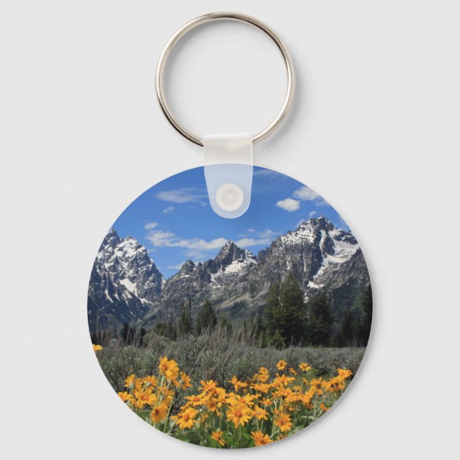 Grand Teton National Park Key Ring (Front)