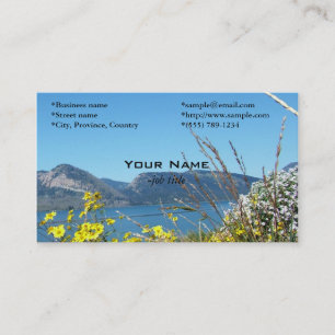 Grand Teton National Park landscape photography. Business Card