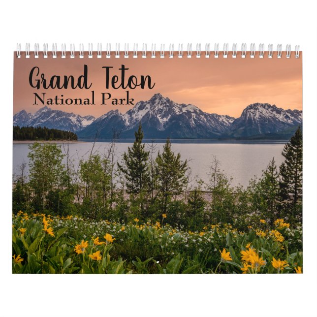 Grand Teton National Park Landscape Photography Calendar (Cover)