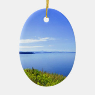 Grand Teton National Park. Landscape photography Ceramic Tree Decoration