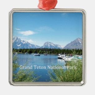 Grand Teton National Park landscape photography. Metal Tree Decoration