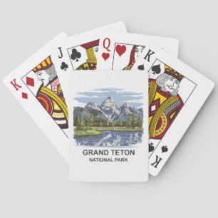 Grand Teton National Park Landscape Playing Cards