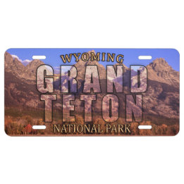 Grand Teton National Park License Plate