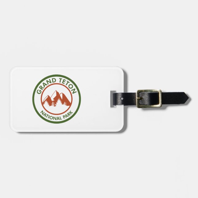 Grand Teton National Park Luggage Tag (Front Horizontal)