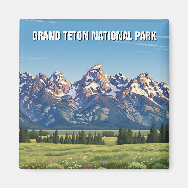Grand Teton National Park Magnet (Front)